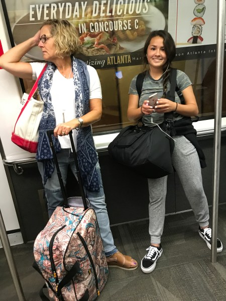 On da shuttle at ATL